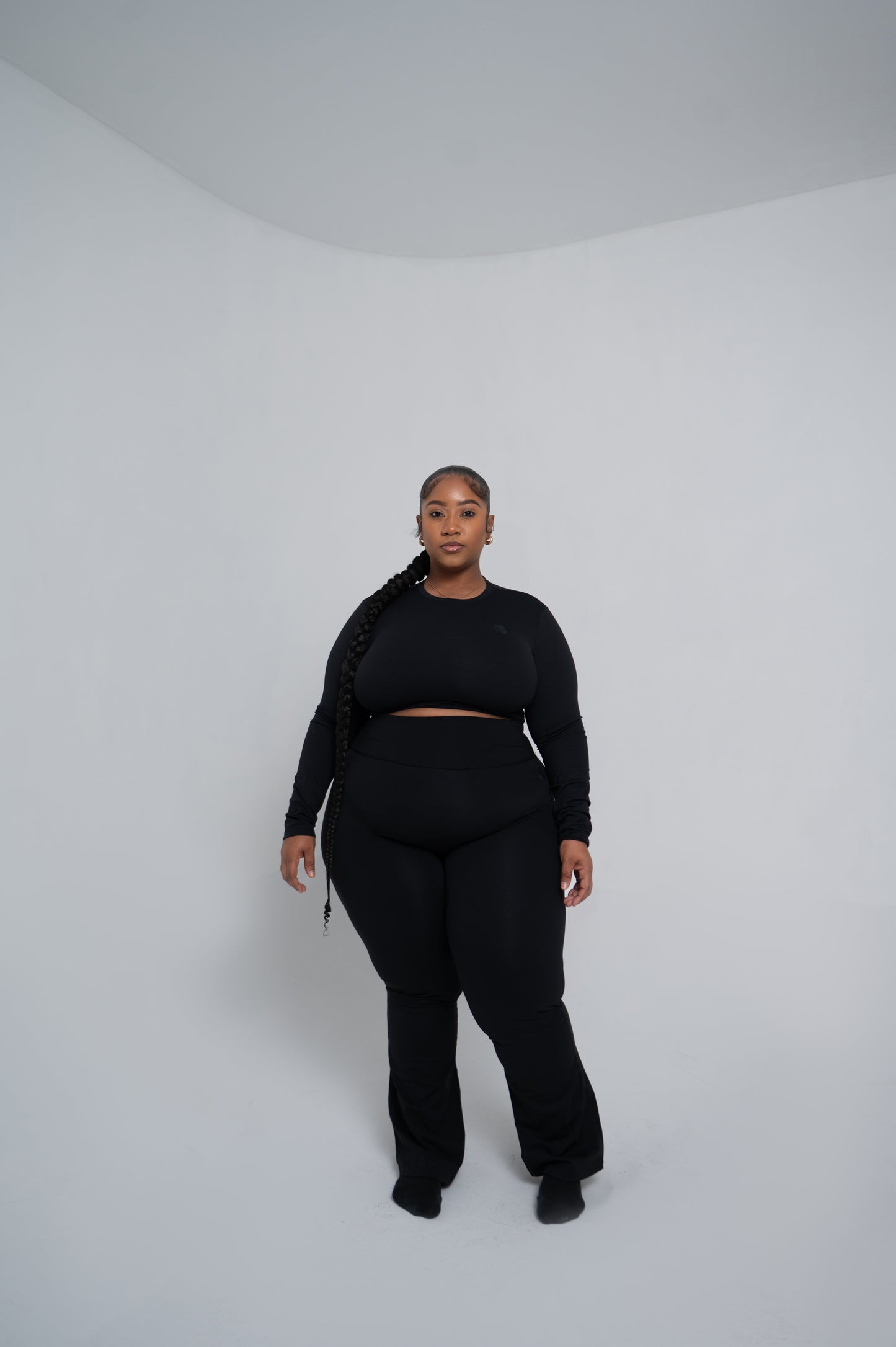 4Leaf Flared Leg Two Piece Set (Long Sleeved)