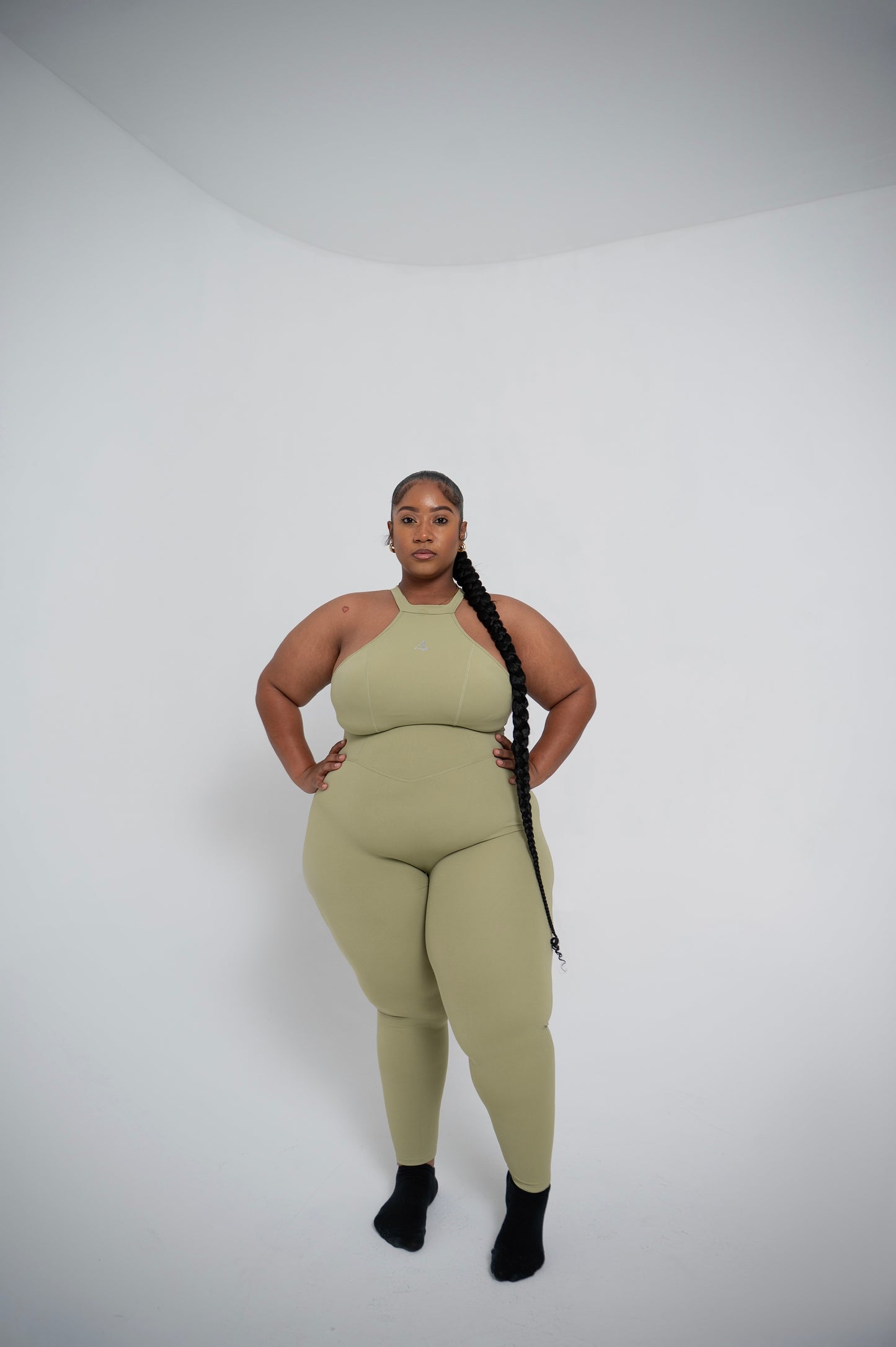 4Leaf Backless Fitness Jumpsuit