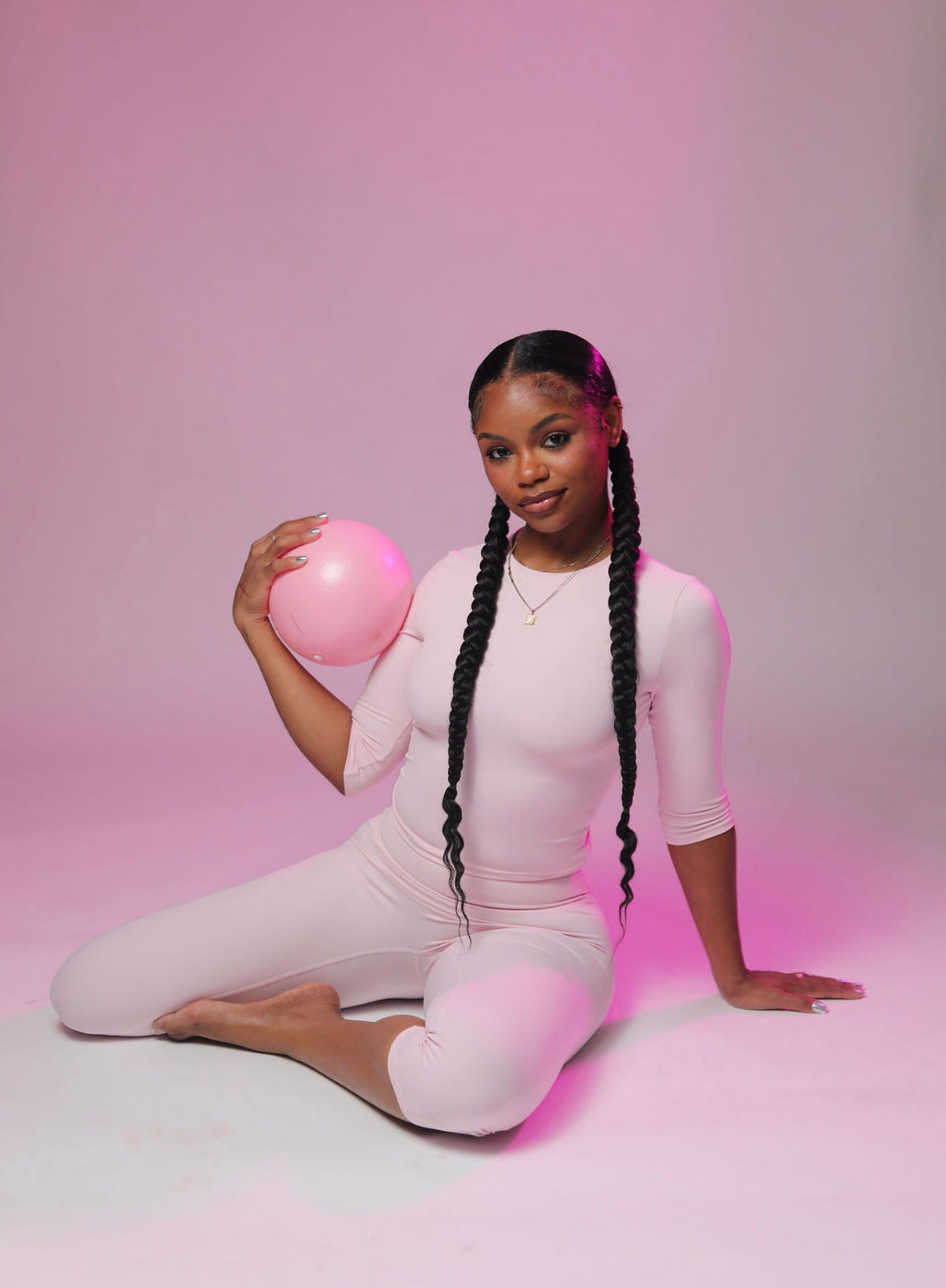 In The Pink Capri Set