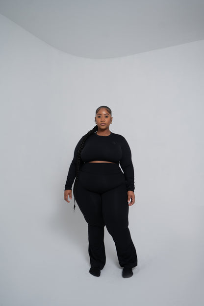 4Leaf Flared Leg Two Piece Set (Long Sleeved)